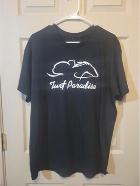 Turf Paradise Black Graphic T-Shirt